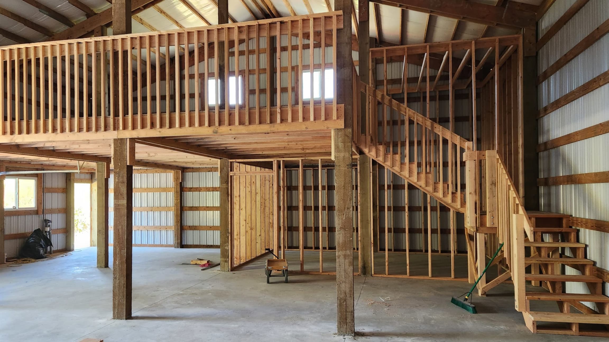 7 Creative Post-Frame Building Uses with Interior Lofts